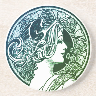 Fancy Lady Sandstone Drink Onderzetter