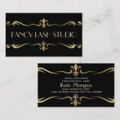 Fancy Lash Extensions Studio, Salon Visitekaartje (Voorkant / Achterkant)