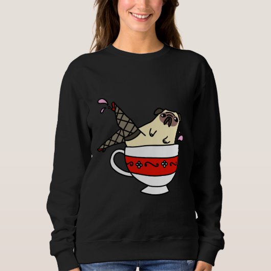Fancy Legs Teacup Pug Essential T-Shirt 702 (Voorkant)