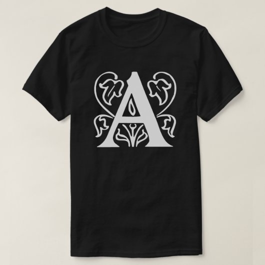 Fancy letter A T-shirt (Design voorkant)