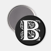 Fancy letter B Magneet (Voorkant / Achterkant)