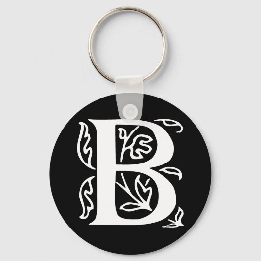 Fancy letter B Sleutelhanger (Voorkant)