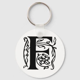 Fancy letter F Sleutelhanger