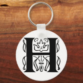 Fancy letter H Sleutelhanger (Voorkant)