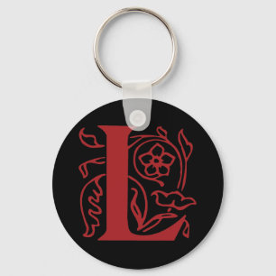 Fancy letter L Sleutelhanger