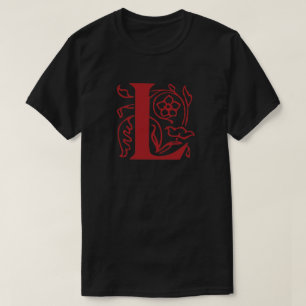Fancy letter L T-shirt