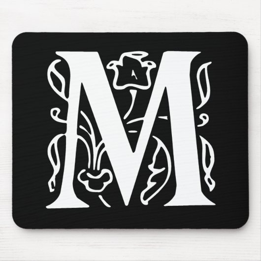 Fancy Letter M Muismat (Voorkant)