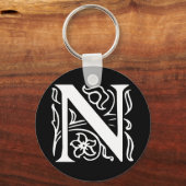 Fancy letter N Sleutelhanger (Voorkant)