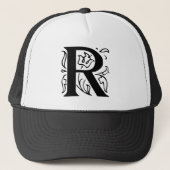 Fancy letter R Trucker Pet (Voorkant)