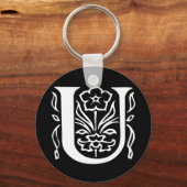 Fancy letter U Sleutelhanger (Voorkant)