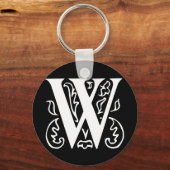 Fancy letter W Sleutelhanger (Voorkant)