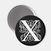 Fancy letter X Magneet (Voorkant / Achterkant)