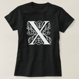 Fancy letter X T-shirt