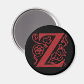 Fancy letter Z Magneet (Voorkant / Achterkant)