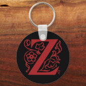 Fancy letter Z Sleutelhanger (Voorkant)