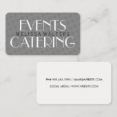 Fancy lettertype / stippen visitekaartje (Voorkant / Achterkant)