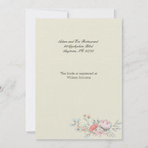Fancy Lijst 5x7 Bridal Shower-uitnodiging Kaart