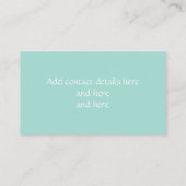 Fancy Lijst Scrollwork Visitekaartje (Achterkant)