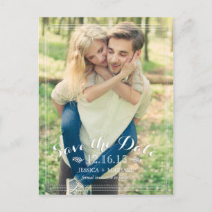 Fancy Lijst sparen de Mededelingen van de Datum Aankondigingskaart