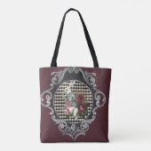 Fancy Lijst Witte konijn Collage Draagtas (Achterkant)