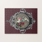 Fancy Lijst Witte konijn Collage Legpuzzel (Horizontaal)