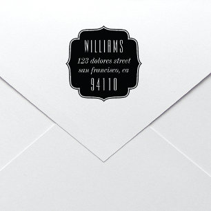 Fancy Lijst Zelfinkt Retouradresstempel Zelfinktende Stempel