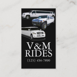 Fancy Limousines Driver Services-Visitekaartje Visitekaartje
