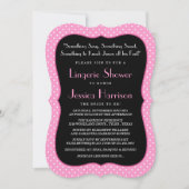 Fancy Lingerie Shower Invitations (Devant)