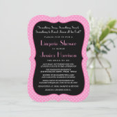 Fancy Lingerie Shower Invitations (Debout devant)
