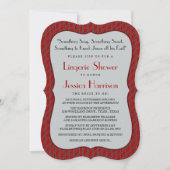 Fancy Lingerie Shower Invitations (Devant)