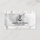 Fancy marmer | Ankerpictogram Visitekaartje (Voorkant)