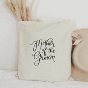 Fancy moeder van de Groom Hand Lettered Canvas tas
