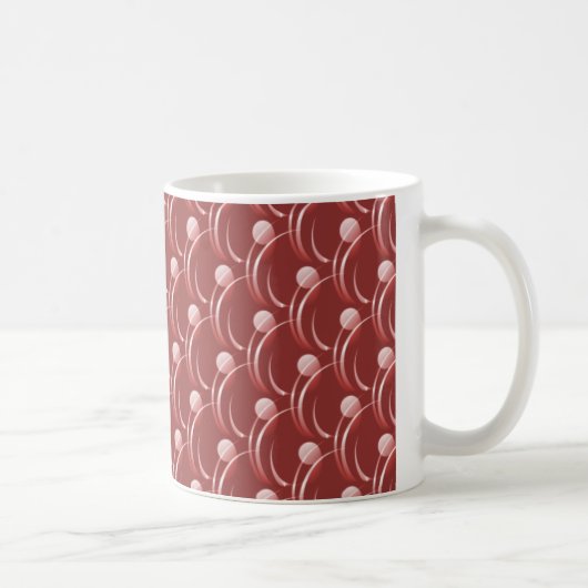 Fancy Mok wervelingen, Brick Red (Rechts)