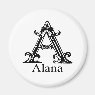 Fancy Monogram: Alana Magneet
