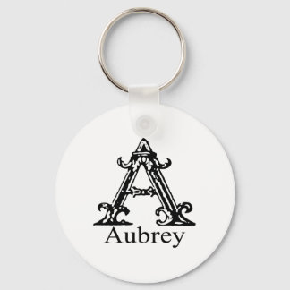 Fancy monogram: Aubrey Sleutelhanger