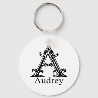 Fancy monogram: Audrey Sleutelhanger