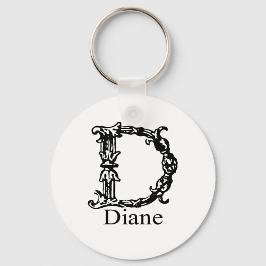 Fancy monogram: Diane Sleutelhanger (Voorkant)