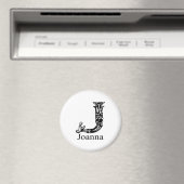 Fancy Monogram: Joanna Magneet (Insitu (Vaatwasser))