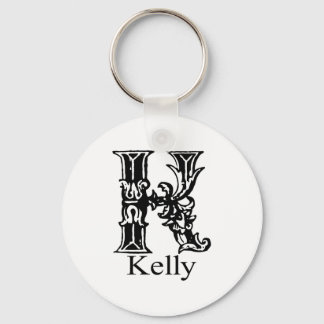 Fancy monogram: Kelly Sleutelhanger
