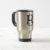 Fancy monogram: Rachel Reisbeker (Voorkant links)