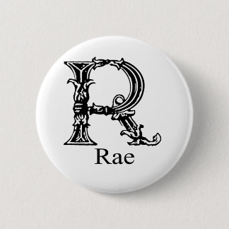 Fancy monogram: Rae Ronde Button 5,7 Cm