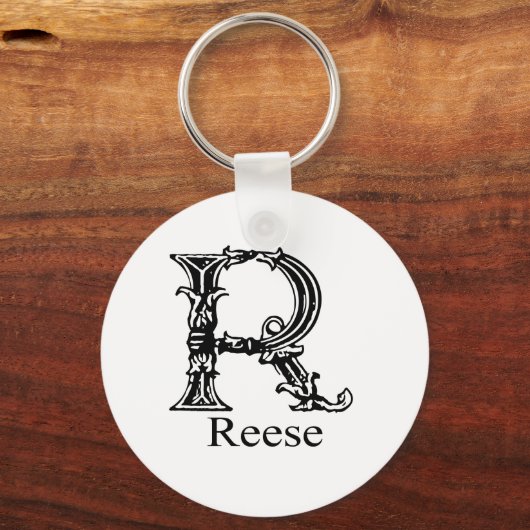 Fancy monogram: Reese Sleutelhanger (Voorkant)