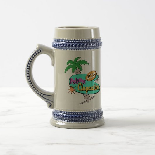 Fancy mug Polymer Claycation 2025 Bierpul (Links)