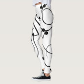 Fancy Muzieknoten Leggings (Links)