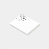 Fancy Muzieknoten Post-it® Notes (Schuin)