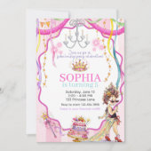 Fancy Nancy Birthday Invitation | Pink Princess (Devant)