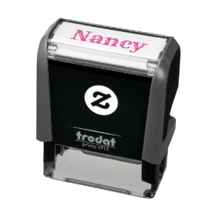 Fancy Nancy Persoonlijke Seriële tekst Zelfinktende Stempel