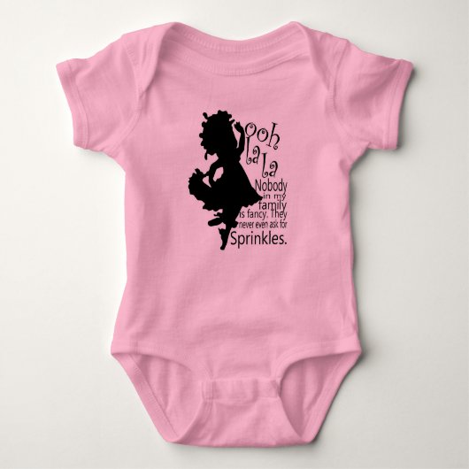 Fancy Nancy Quote Romper (Voorkant)