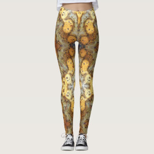 Fancy Natural Leopard Skin Rock Foto gemaakt Leggings