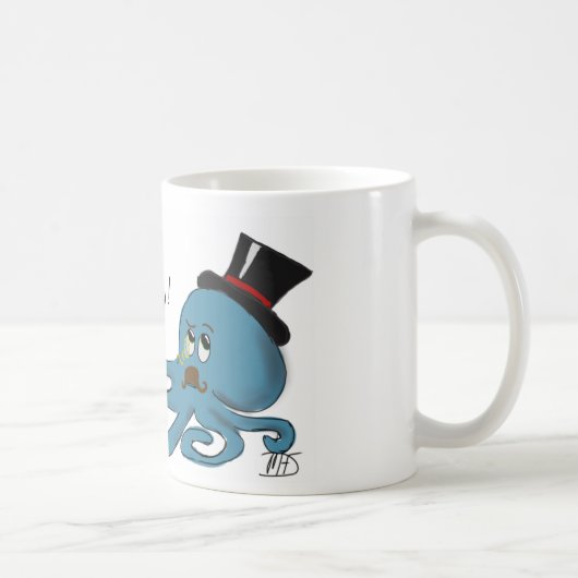 Fancy octopus koffiemok (Rechts)